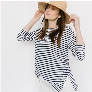 Storq maternity striped shirt
